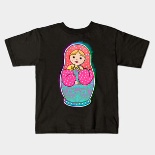 Colorful matryoshka doll Kids T-Shirt